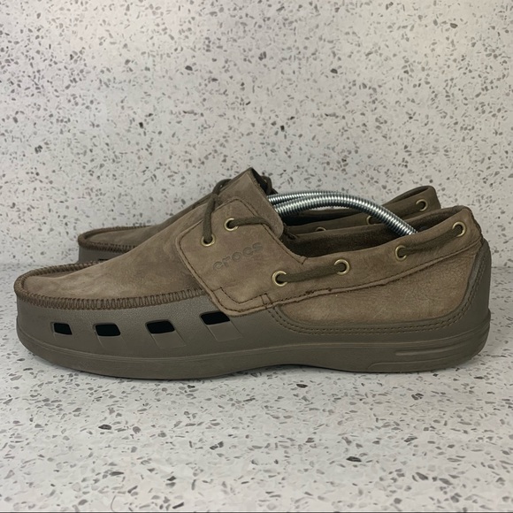 Leather Loafer Boat Shoes Mens 